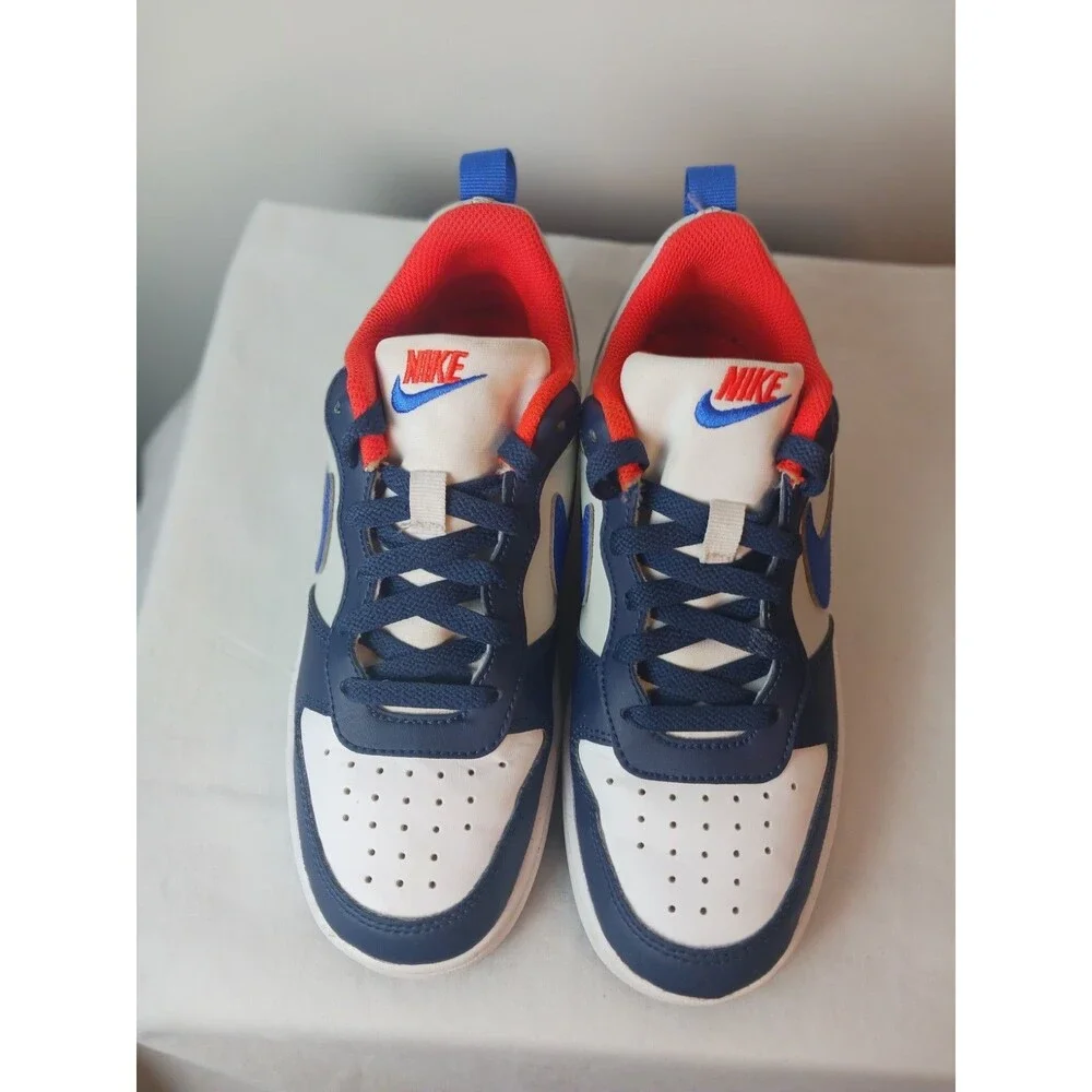 Nike Court Borough Low Recraft GS Midnight Navy Team Orange Kid Youth DV5456-401